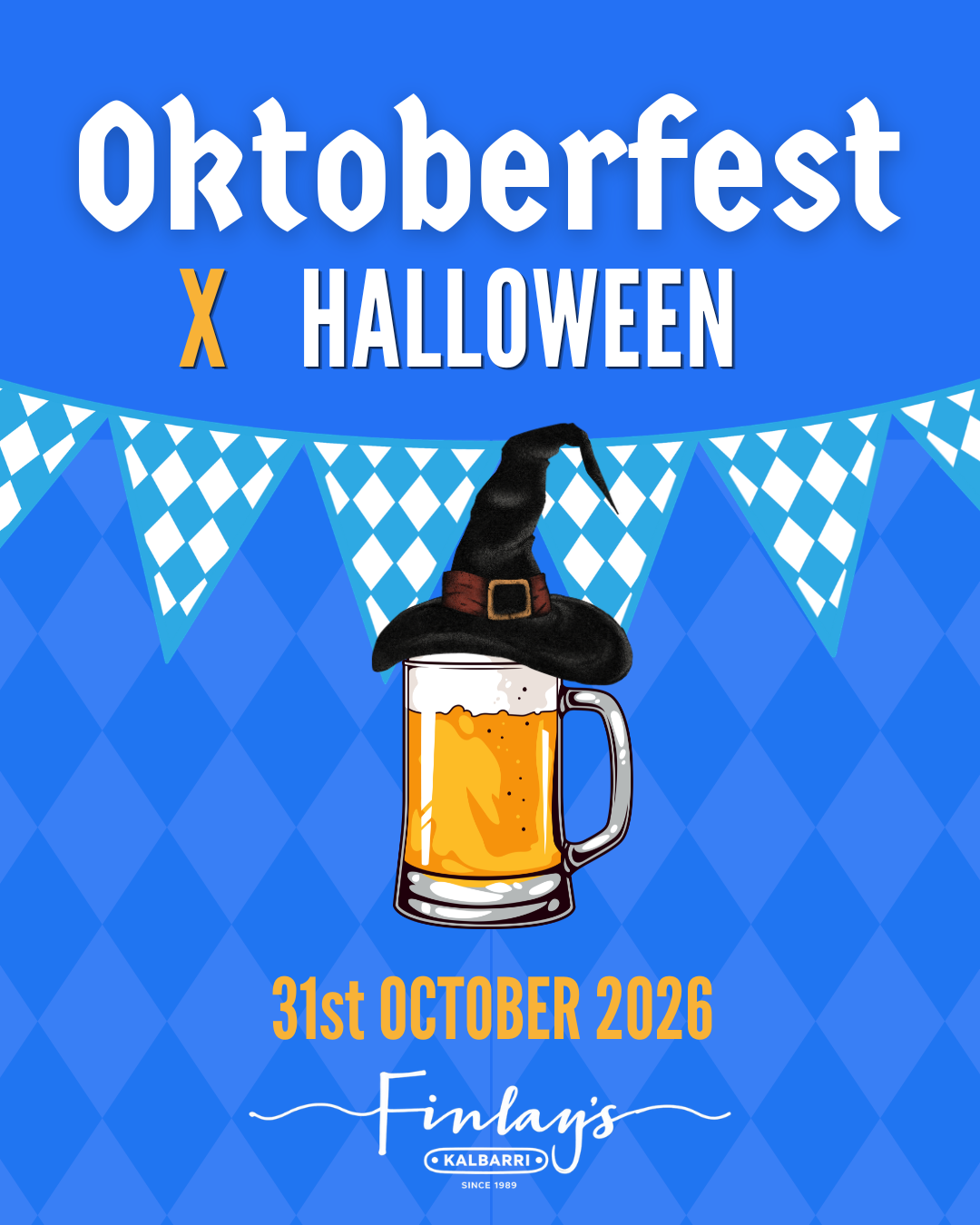 Coming up at Finlay's Kalbarri: Oktoberfest x Halloween
